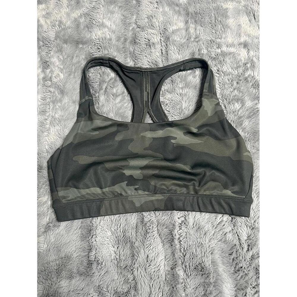 Athleta Camo Racerback Sports Bra Size M – Medium Support